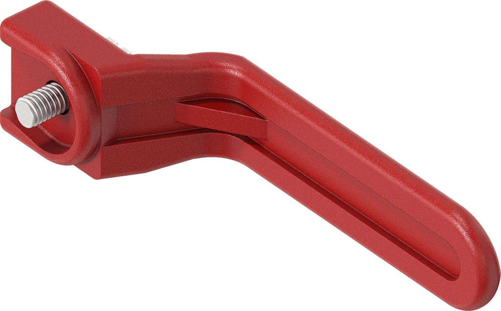 Inside handle, Polyamide red