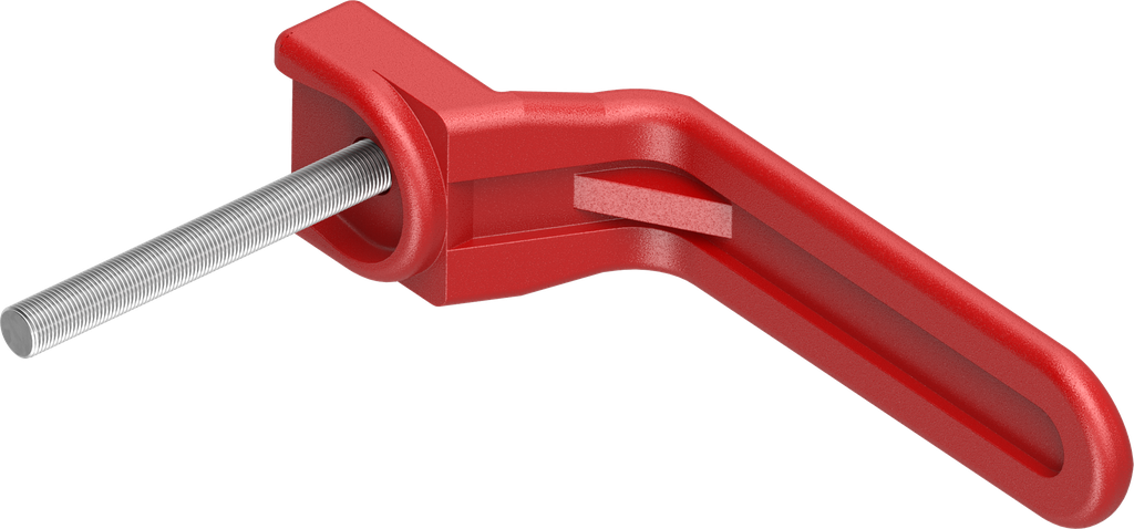 Inside handle, Polyamide red