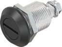 Compression latch with slot 2 x 4, Zinc die black powder-coated