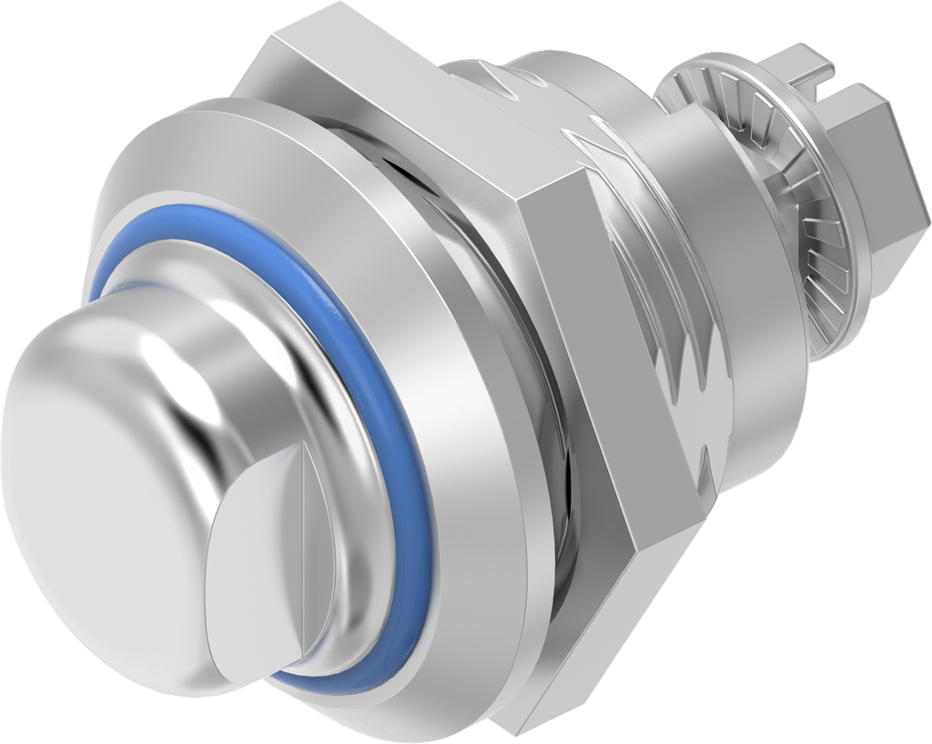 Quarter turn SW 13 for hygienic area food, Stainless steel AISI 303