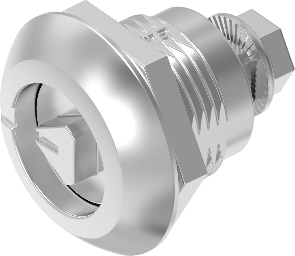 Dreh-Spann-Verschluss Dreikant 8, Edelstahl AISI 316