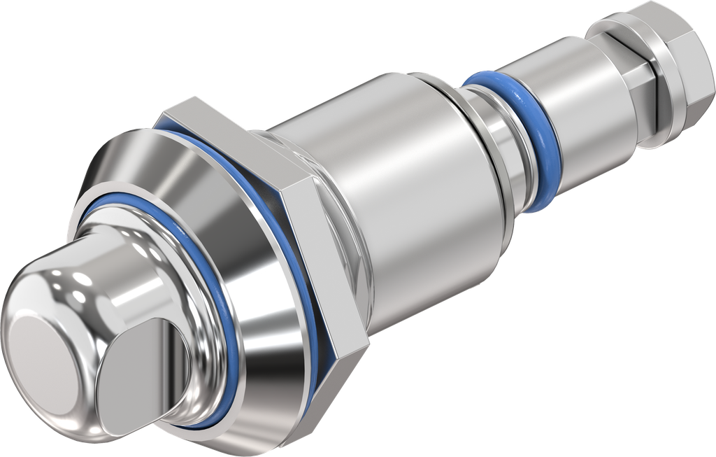 Hygiene-Dreh-Spann-Verschluss, Edelstahl AISI 316L