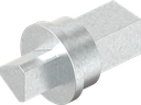 Insert triangular 7, Zinc die zinc-plated