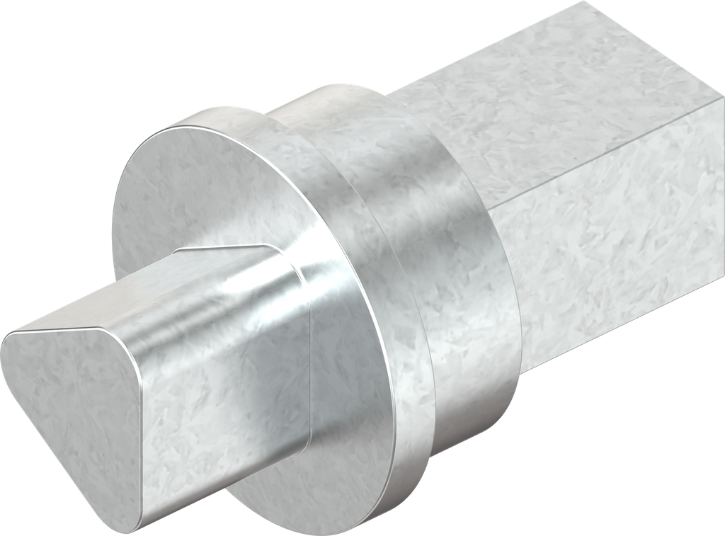 Insert triangular 8, Zinc die zinc-plated