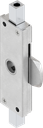 Rod control, left version, for square rods and round rods stroke 13, Steel zinc-plated