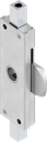 Rod control, left version, for square rods and round rods stroke 13, Steel zinc-plated