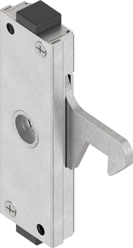 Hook latch, left version, Steel zinc-plated