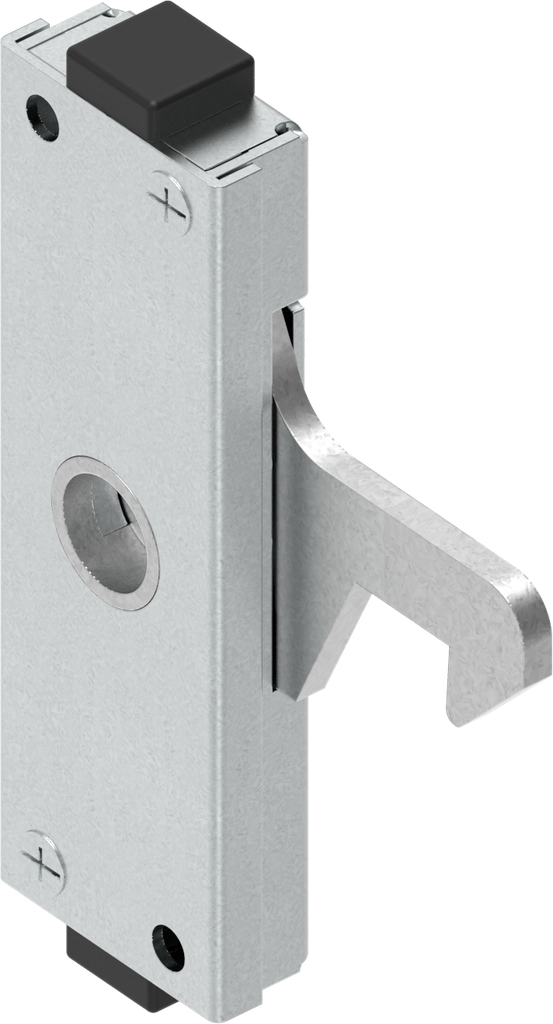 Hook latch, left version, Steel zinc-plated