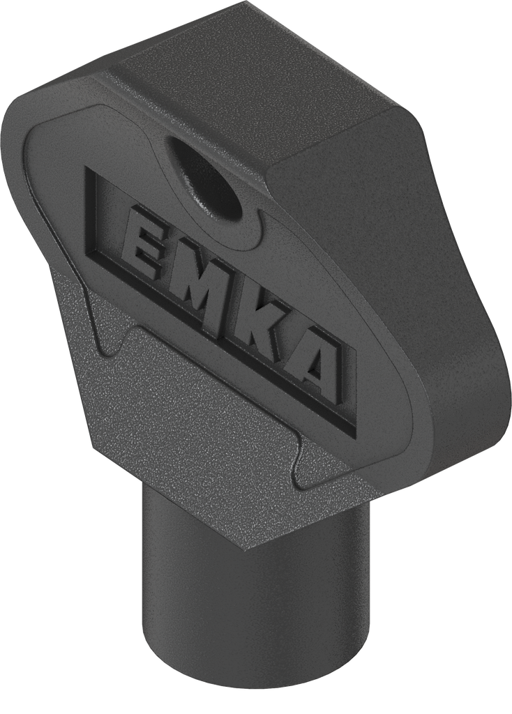 Key for insert square 8, Polyamide GF black