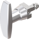 T-handle, non-keyed, Zinc die chrome-plated