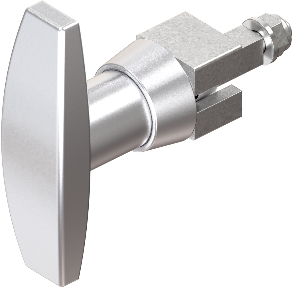 T-handle, non-keyed, Zinc die chrome-plated