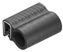 Sealing profile, self-clamping, Foam rubber EPDM; clamping profile EPDM 65 ± 5 Shore A black