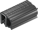 Sealing profile, self-clamping, Foam rubber NBR; clamping profile NBR 60 ± 5 Shore A black