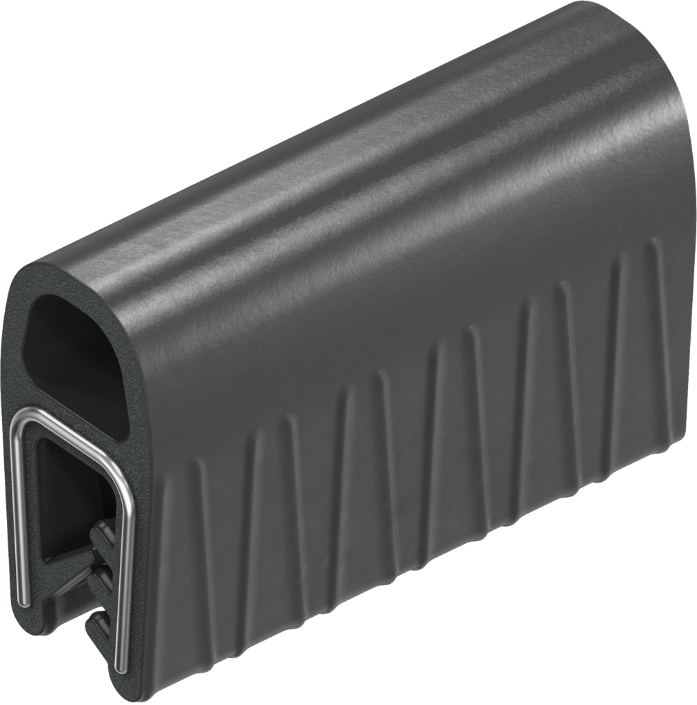 Sealing profile, self-clamping, Foam rubber EPDM; clamping profile EPDM 65 ± 5 Shore A black