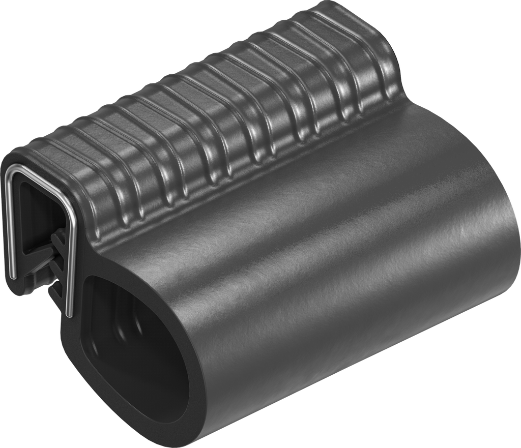Sealing profile, self-clamping, Foam rubber EPDM; clamping profile EPDM 65 ± 5 Shore A black