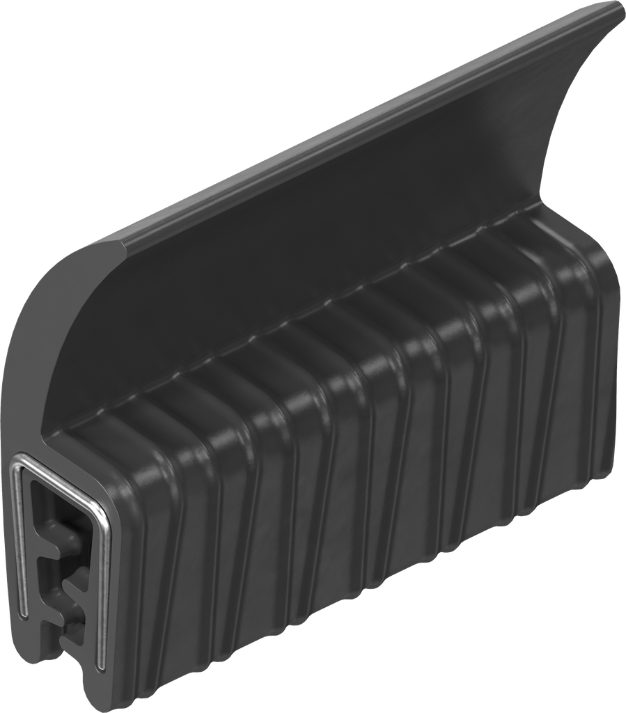 Sealing profile, self-clamping, EPDM 60 ± 5 Shore A black