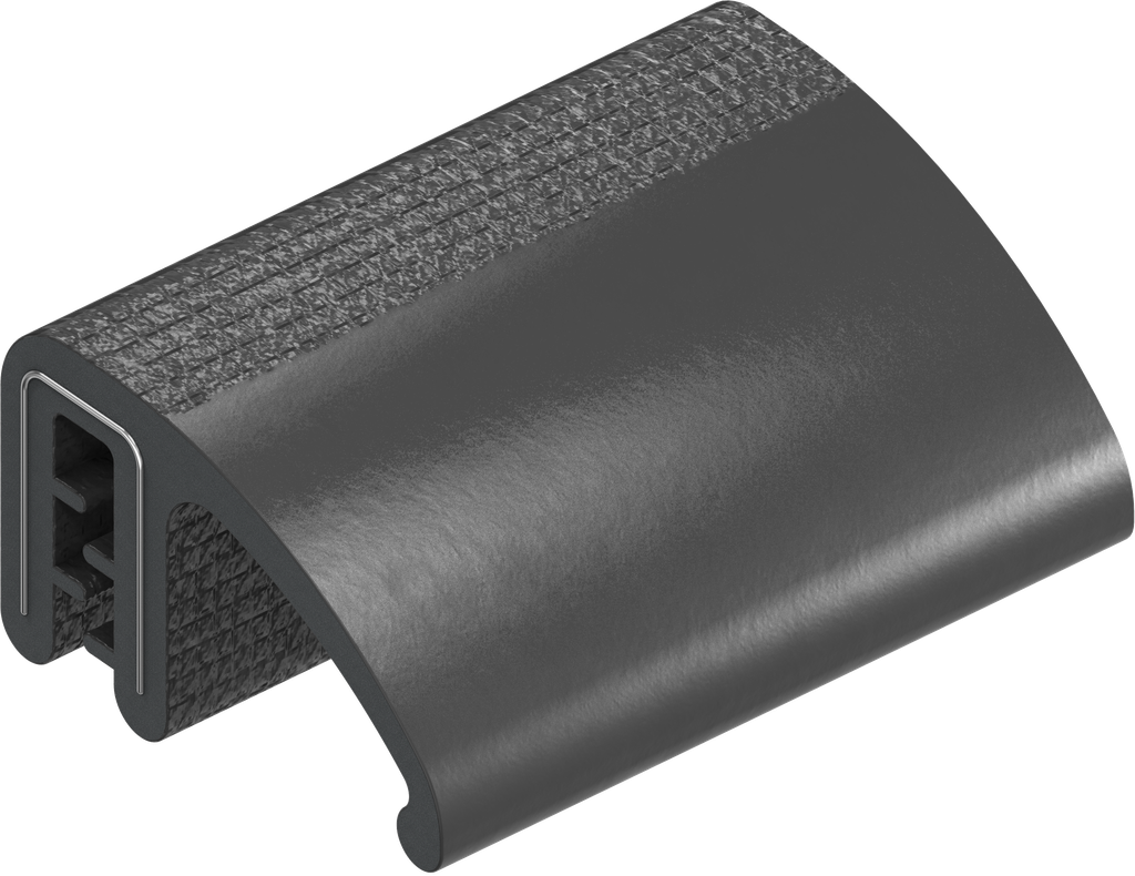 Sealing profile, self-clamping, EPDM 60 ± 5 Shore A black
