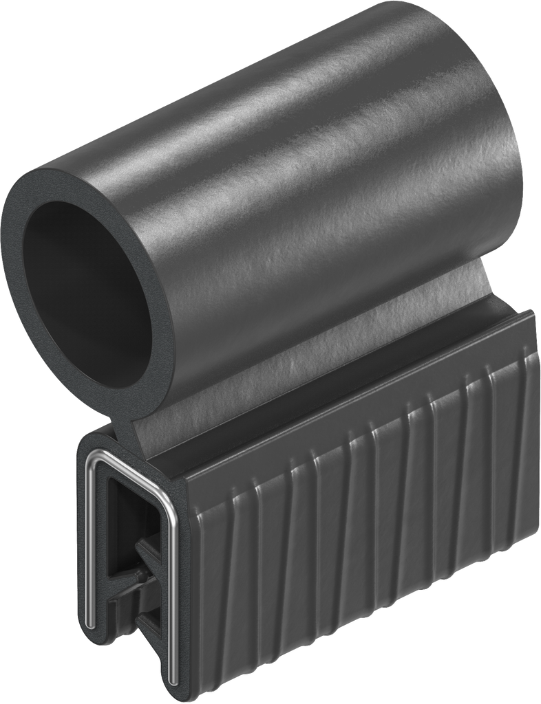 Sealing profile, self-clamping, EPDM 60 ± 5 Shore A black