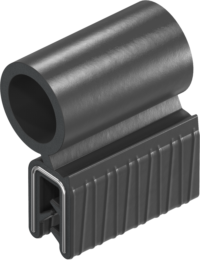 Sealing profile, self-clamping, EPDM 60 ± 5 Shore A black