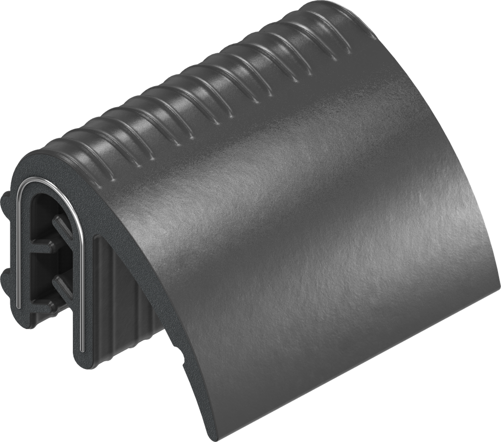 Sealing profile, self-clamping, EPDM 60 ± 5 Shore A black
