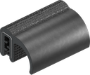 Sealing profile, self-clamping, Foam rubber EPDM; clamping profile EPDM 60 ± 5 Shore A black
