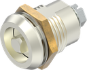 Vorreiber mit Alternative Dreikant 6,5, GD-Zn vernickelt