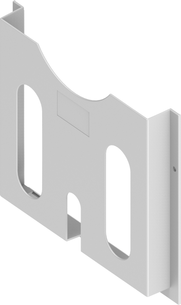 Schaltplantasche selbstklebend, Polystyrol lichtgrau