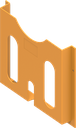 Schaltplantasche. orange