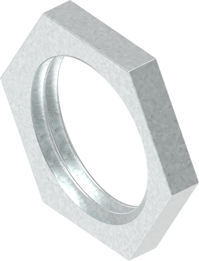 Nut M16 x 1, Steel zinc-plated