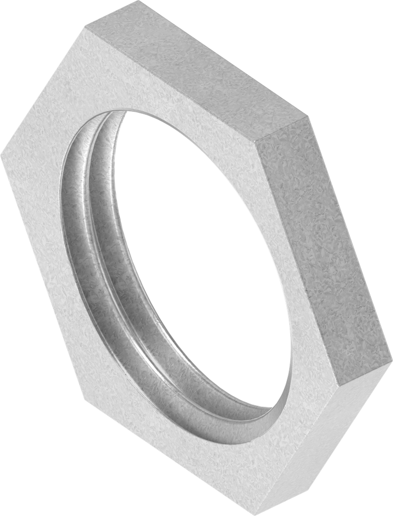 Nut M16 x 1, Steel zinc-plated