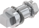 Insert square 6, Zinc die chrome-plated