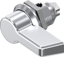 Wing knob quarter turn, non-keyed, Zinc die chrome-plated