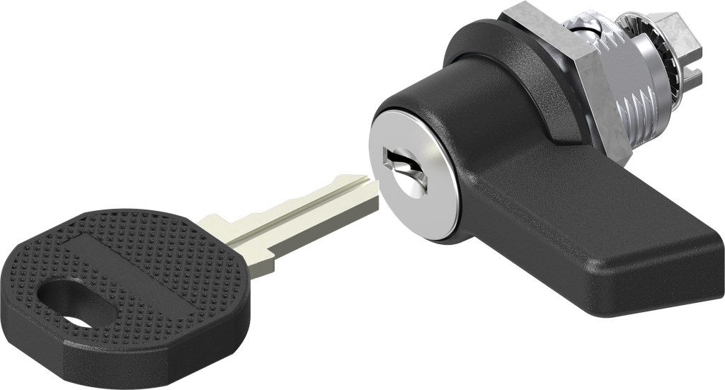 Knebel-Vorreiber Schließung 2233X, GD-Zn schwarz gepulvert