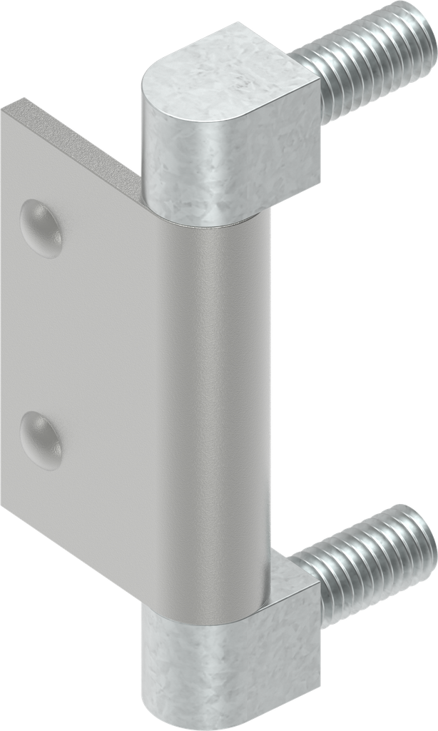 180° Hinge, Steel zinc-plated and raw