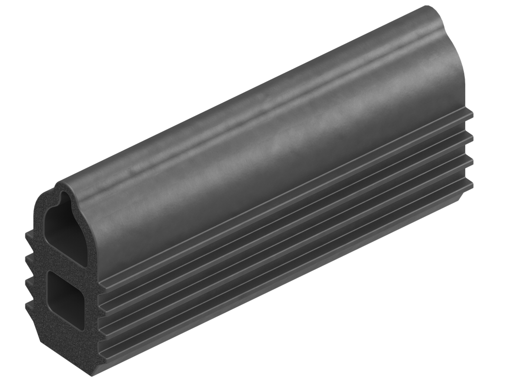 Sealing profile, EPDM 55 Shore A black