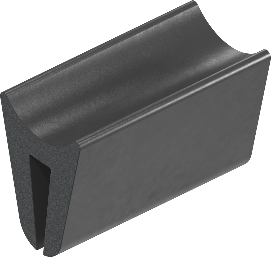 Sealing profile, EPDM 55 Shore A black