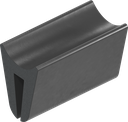 Sealing profile, EPDM 55 Shore A black