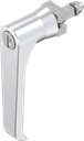 L-handle keyed EK 333, Zinc die chrome-plated