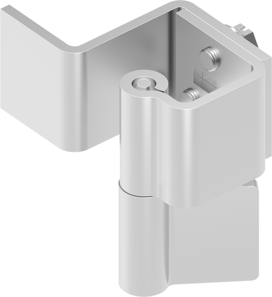 90° Concealed hinge, Stainless steel AISI 304