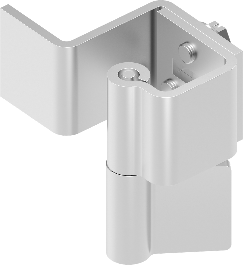 90° Concealed hinge, Stainless steel AISI 304