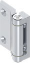 180° Hinge, Zinc die chrome-plated
