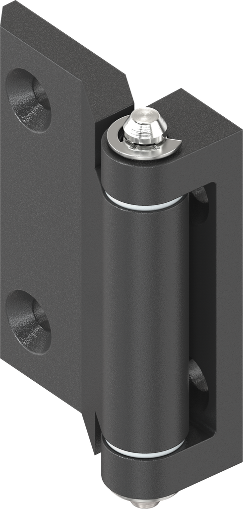 180° Scharnier, GD-Zn schwarz gepulvert