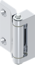 180° Hinge, Zinc die chrome-plated