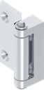 180° Hinge, Zinc die chrome-plated