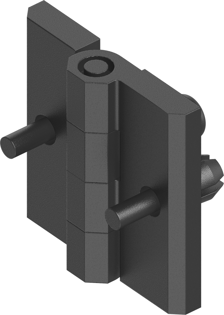 180° Hinge, Polyamide black