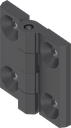 180° Hinge, Polyamide GF black