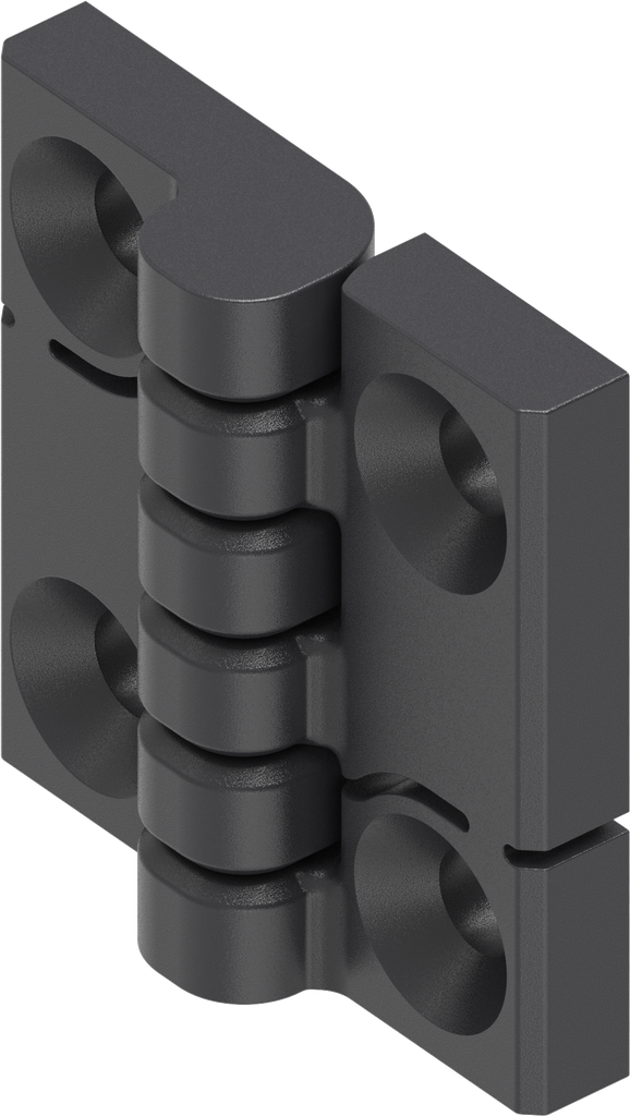 180° Clip-in hinge, Polyamide GF black