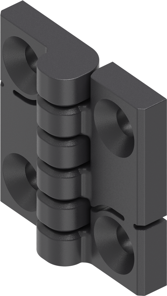 180° Clip-in hinge, Polyamide GF black