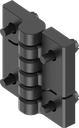 180° Clip-in hinge, Polyamide GF black