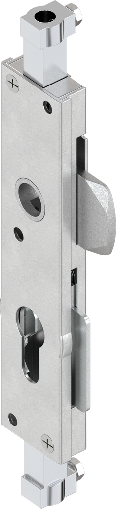 Control de varillas, izquierda, para cilindro perfilado y varillas redondas, carrera 18, acero galvanizado